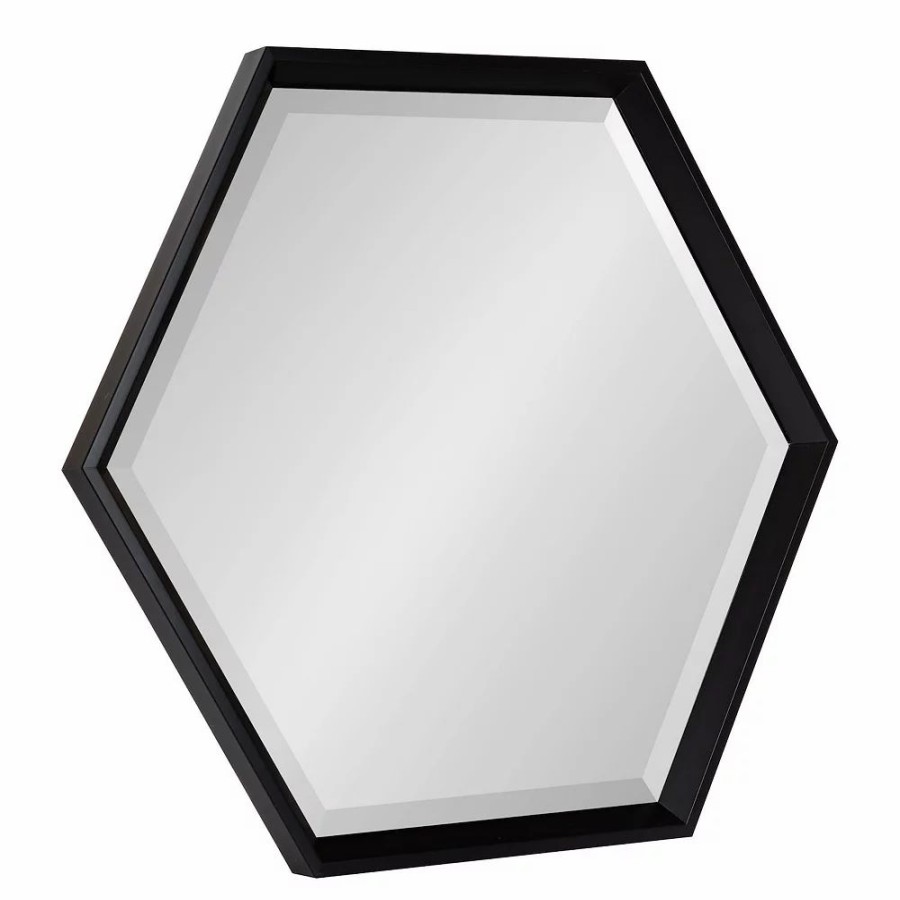 Mirrors * | Kate And Laurel Calter Hexagon Framed Wall Mirror