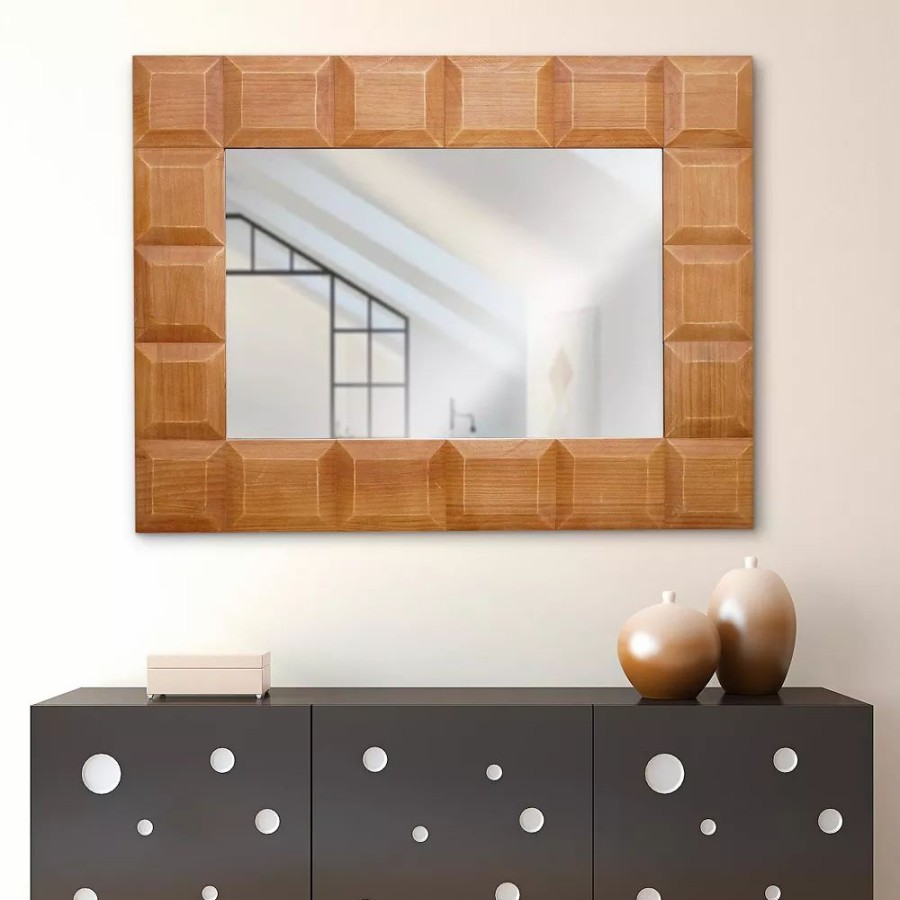 Mirrors * | Head West Carved Rectangle Wall Mirror