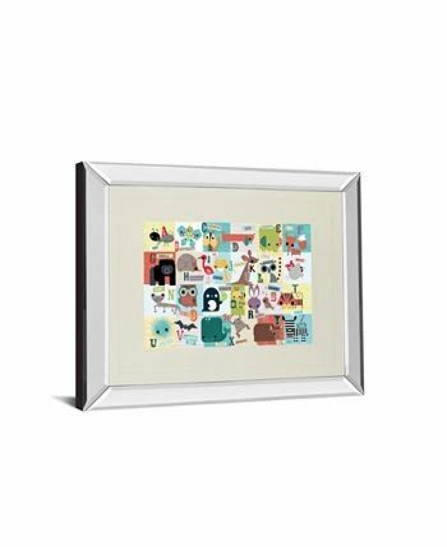 All Wall Decor * | Nimal Abcw By Julian Phillips Mirror Framed Print Wall Art, 34 X 40 Blue