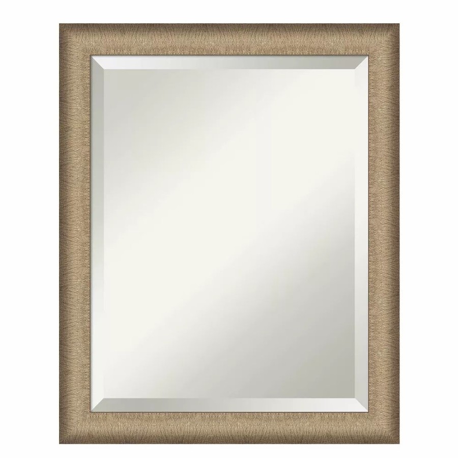 Mirrors * | Amanti Art Elegant Brushed Framed Bathroom Vanity Wall Mirror