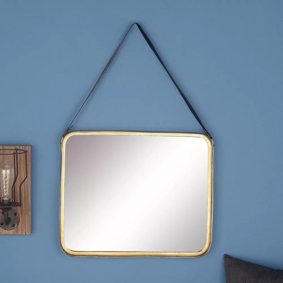 Mirrors * | Stella & Eve Industrial Rectangular Wall Mirror