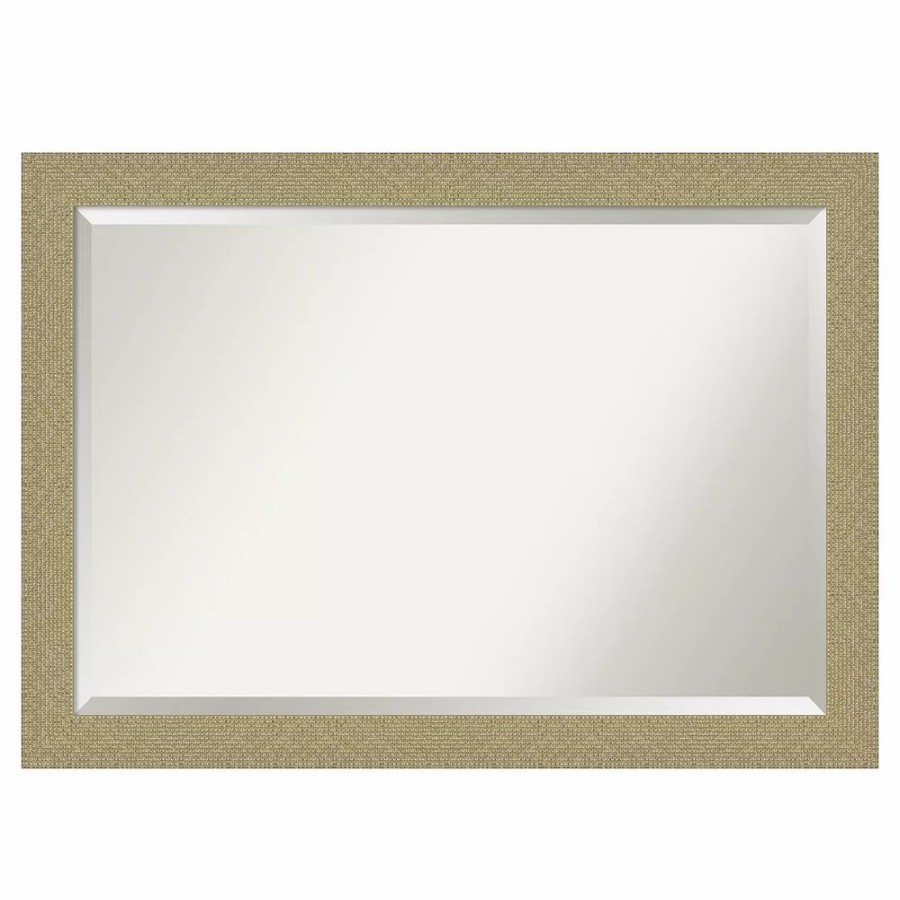 Mirrors * | Amanti Art Mosaic Gold Bathroom Vanity Wall Mirror