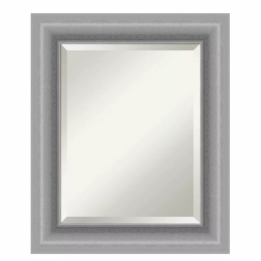 Mirrors * | Amanti Art Peak Polished Framed Bathroom Vanity Wall Mirror