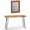 Furniture * | Alaterre Hairpin Console Table & Wall Mirror 2-Piece Set