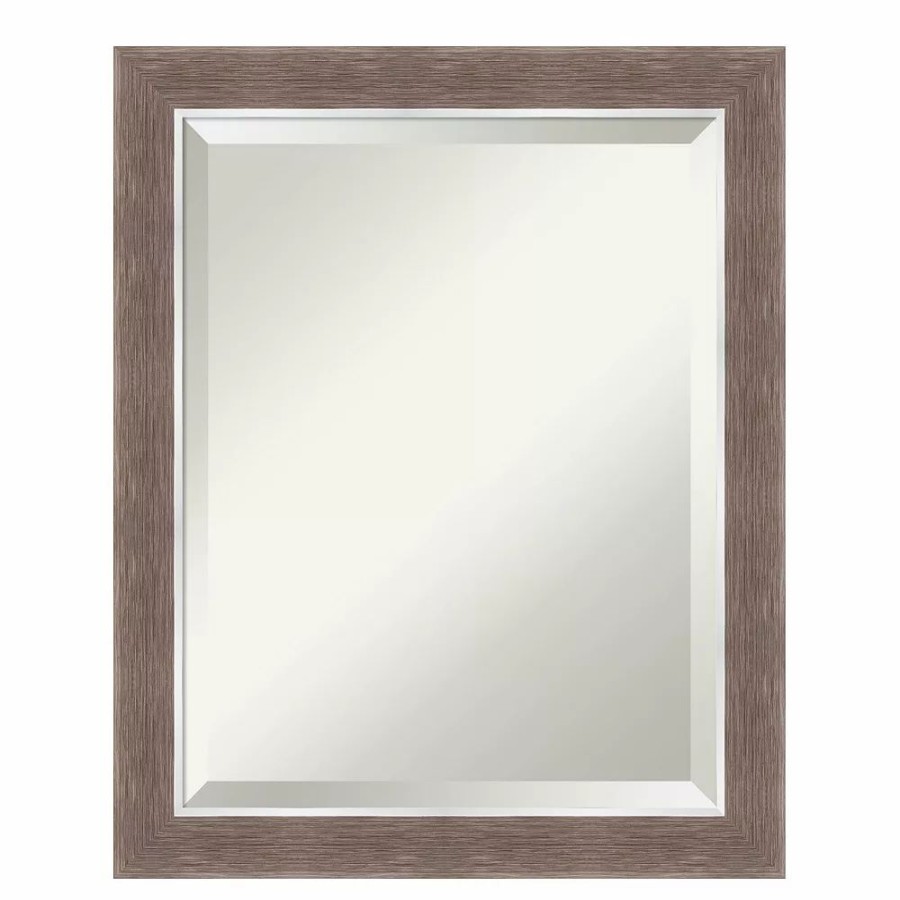 Mirrors * | Amanti Art Noble Mocha Framed Bathroom Vanity Wall Mirror