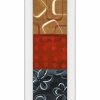 All Wall Decor * | Euclidean Space Il By Tava Luv Mirror Framed Print Wall Art 18 X 42 Red