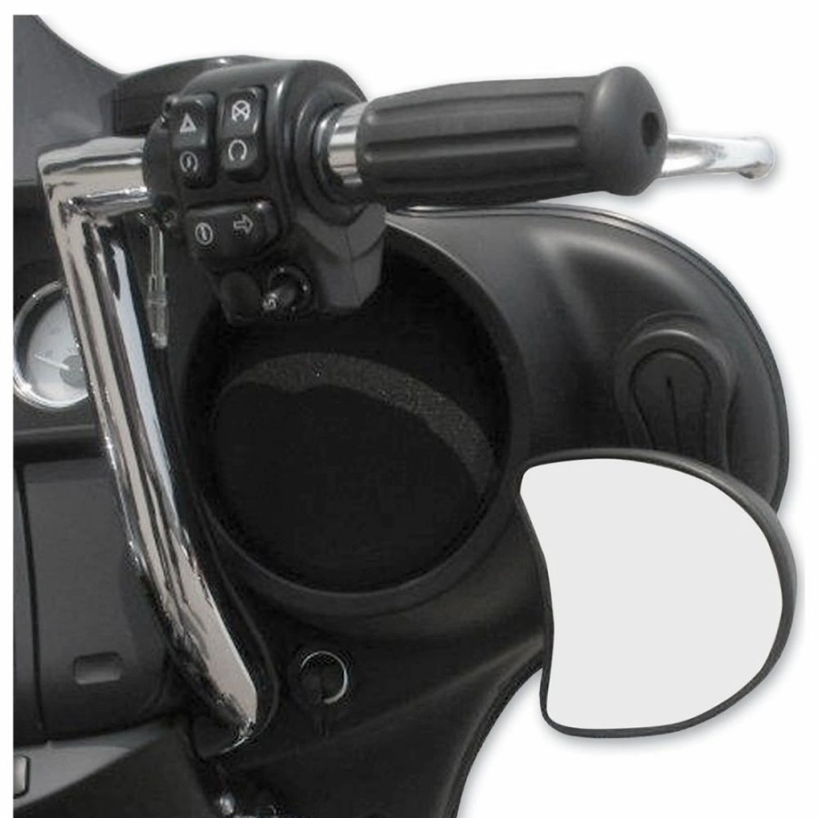 Mirror Adapters & Clamps * | Pingel Fairing Drop Mirror Mount, Black