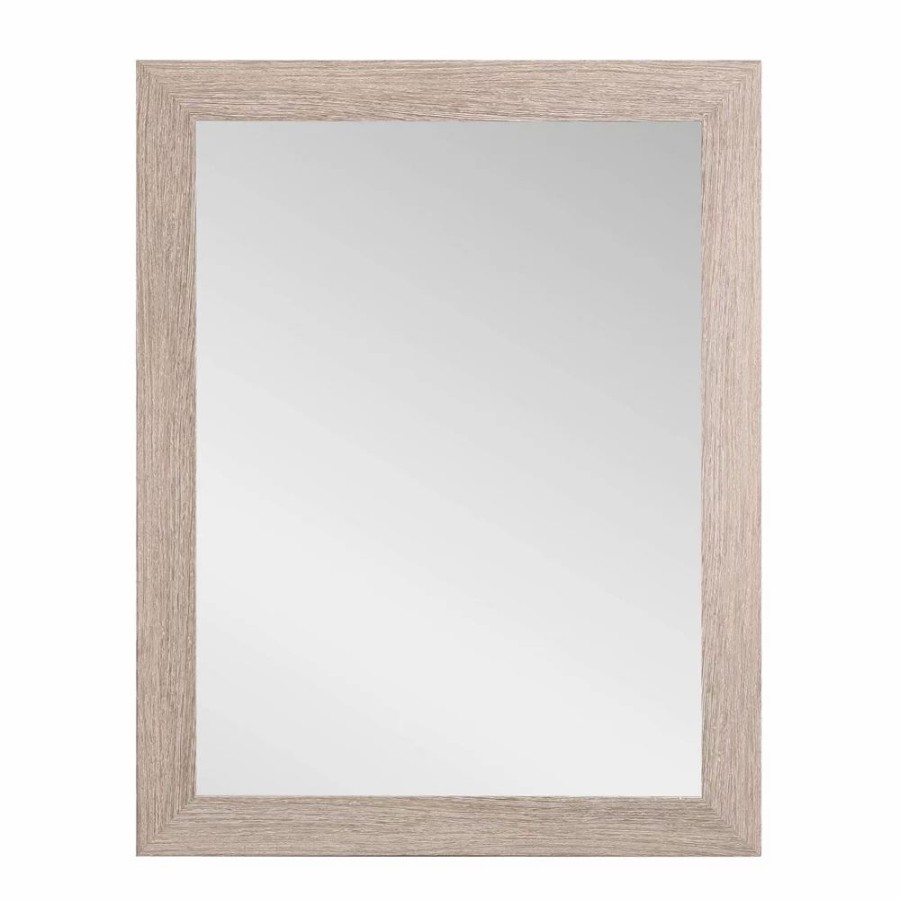 Mirrors * | Farmhouse Barnwood Wall Mirror 32 X 32