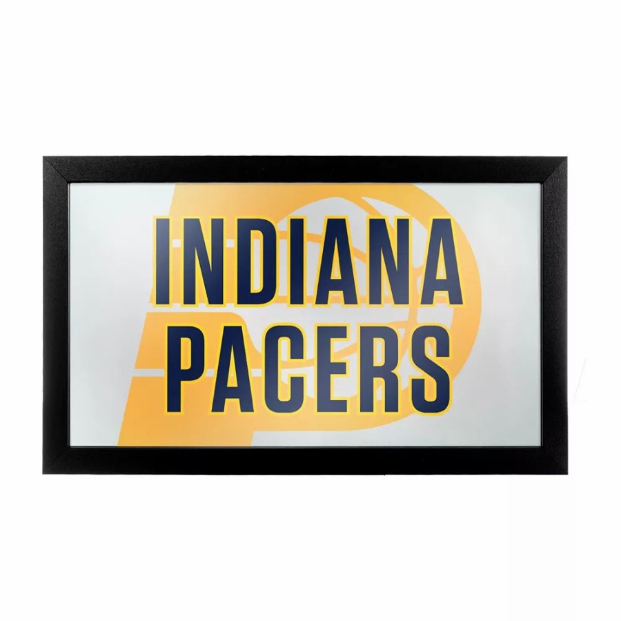 Mirrors * | Indiana Pacers Logo Framed Mirror