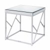 Furniture * | Steve Silver Co. Evelyn Mirror-Top End Table