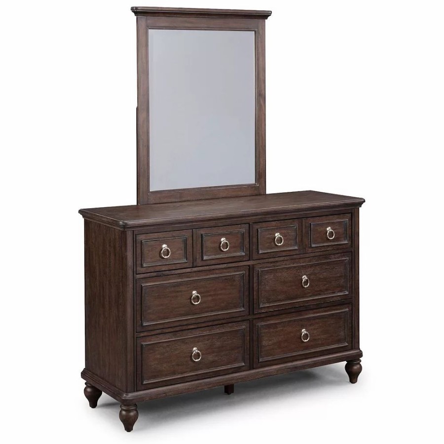 Furniture * | Homestyles Southport 6-Drawer Dresser & Mirror Set