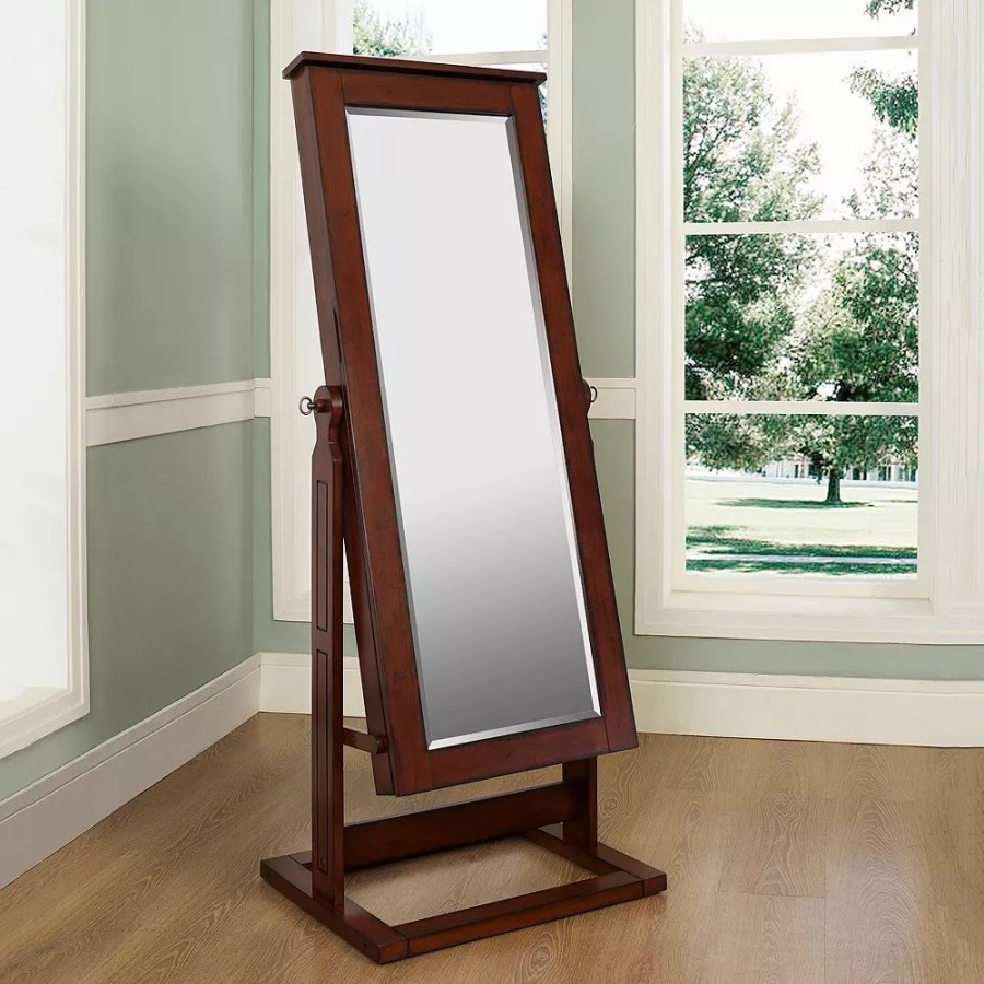 Furniture * | Cheval Mirror & Jewelry Organizer