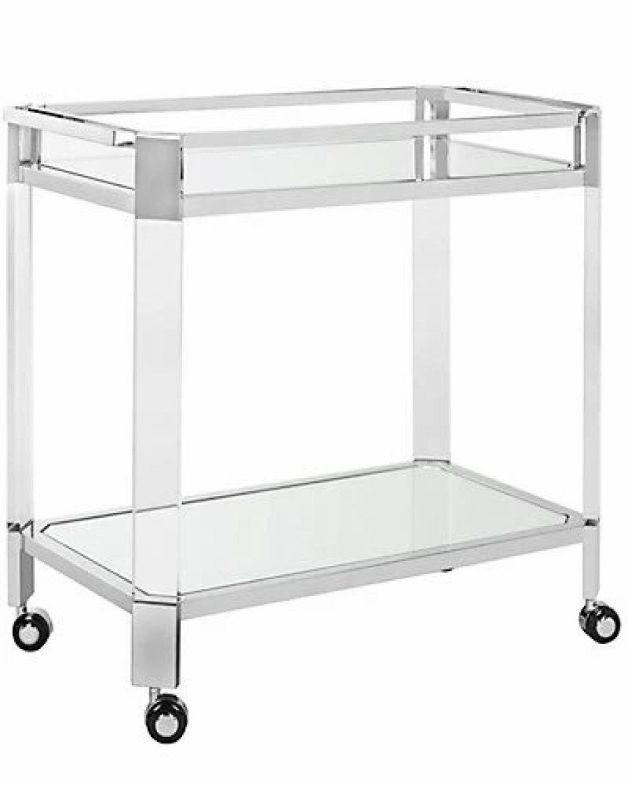 Kitchen & Dining Room * | Iago Mirror Bar Trolley Home