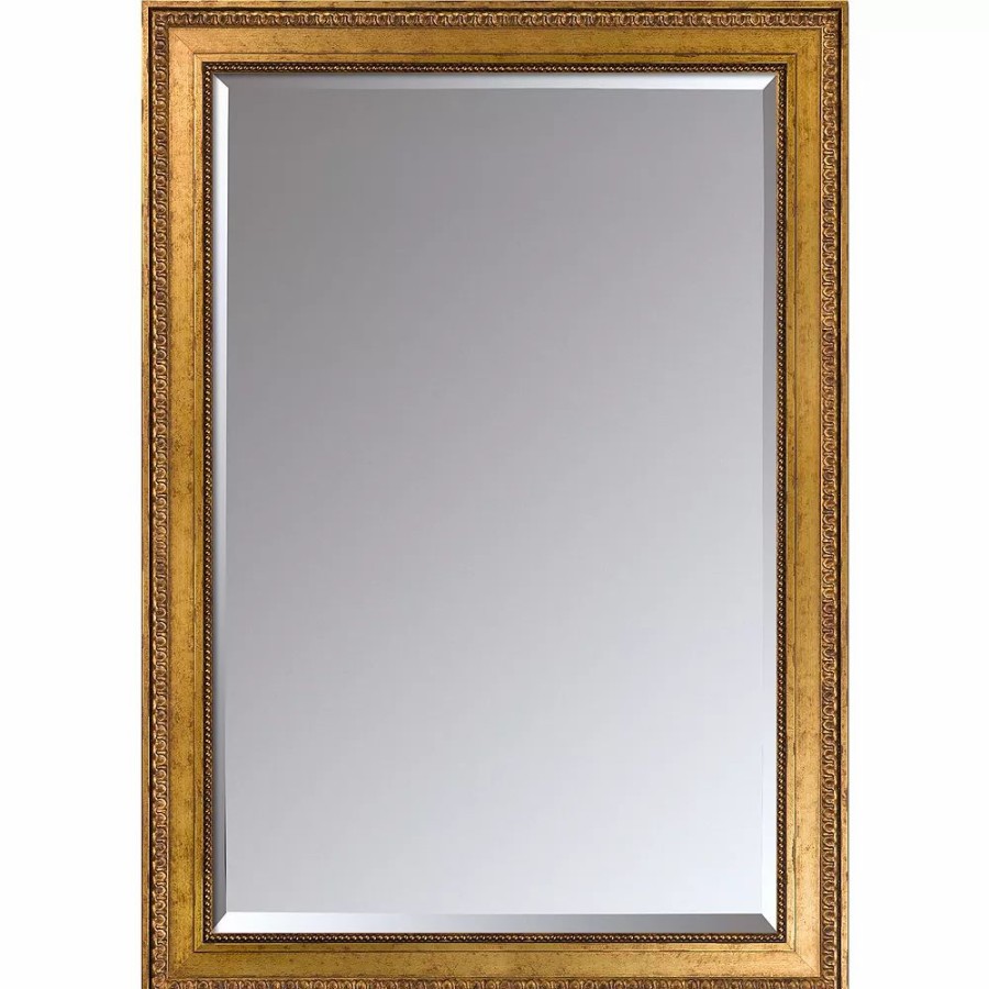 Mirrors * | La Pastiche Versailles King Gold Finish Framed Wall Mirror