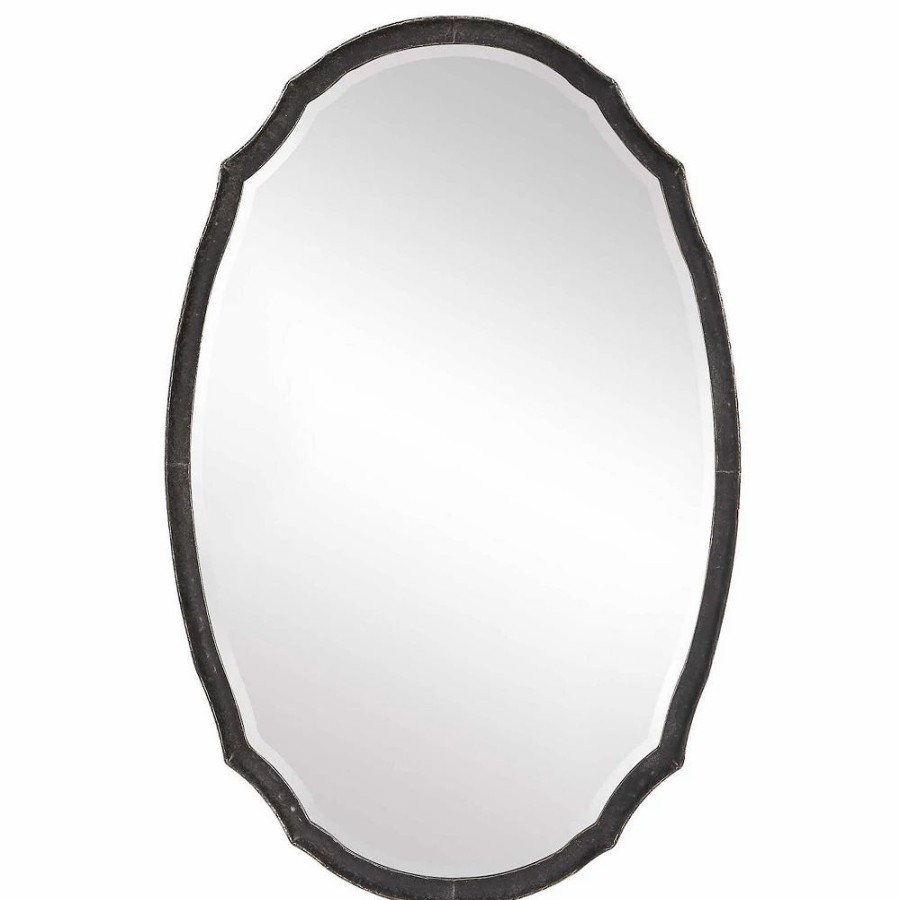 Mirrors * | Hammered Oval Wall Mirror