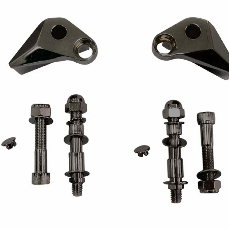 Mirror Adapters & Clamps * | J&P Cycles Black Mirror Adapter Kit