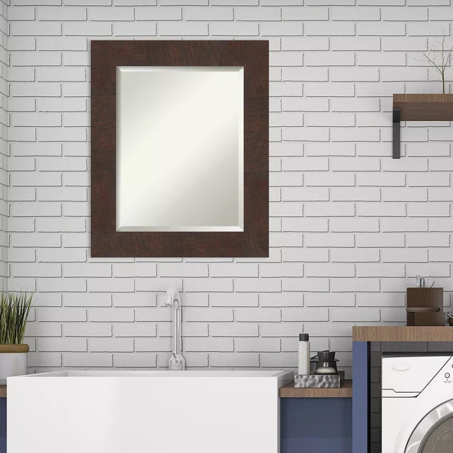 Mirrors * | Amanti Art Wildwood Framed Bathroom Vanity Wall Mirror