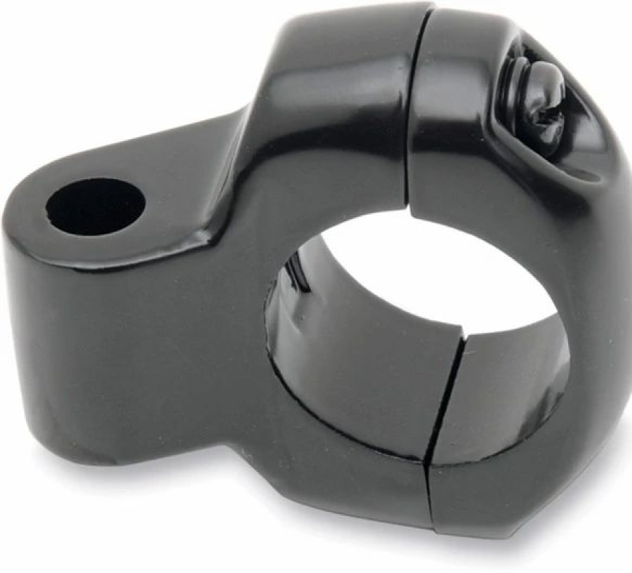 Mirror Adapters & Clamps * | J&P Cycles Black Mirror Clamp