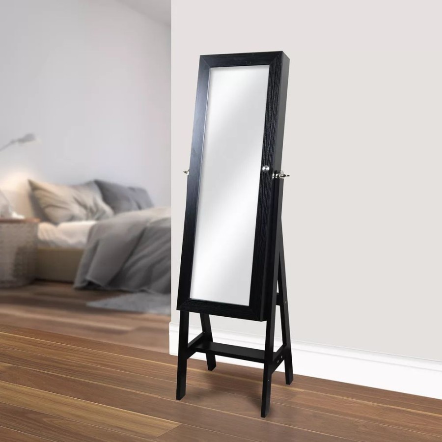 Furniture * | Prinz Gifts & Accessories Mirror Jewelry Armoire Floor Decor