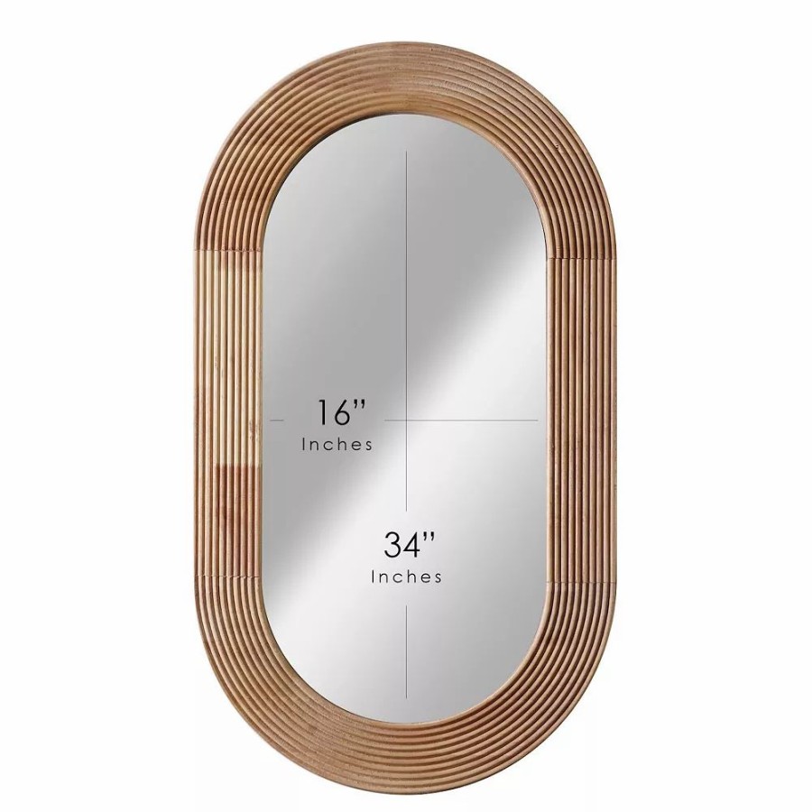 Mirrors * | Head West Oval Wall Mirror