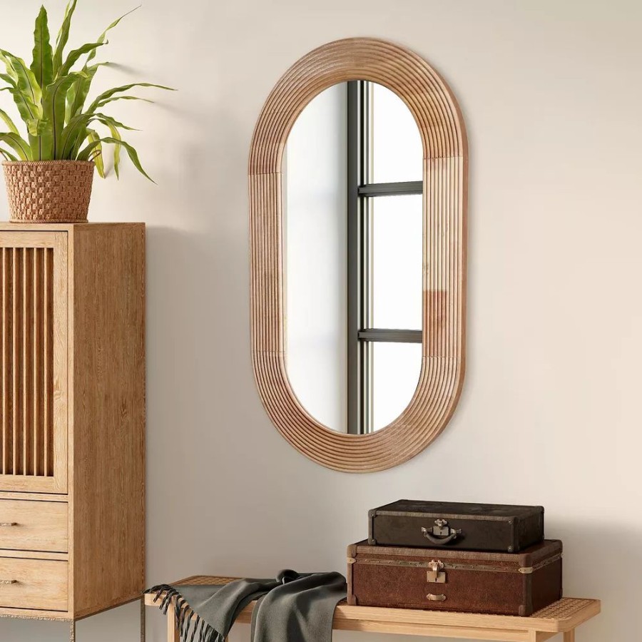 Mirrors * | Head West Oval Wall Mirror