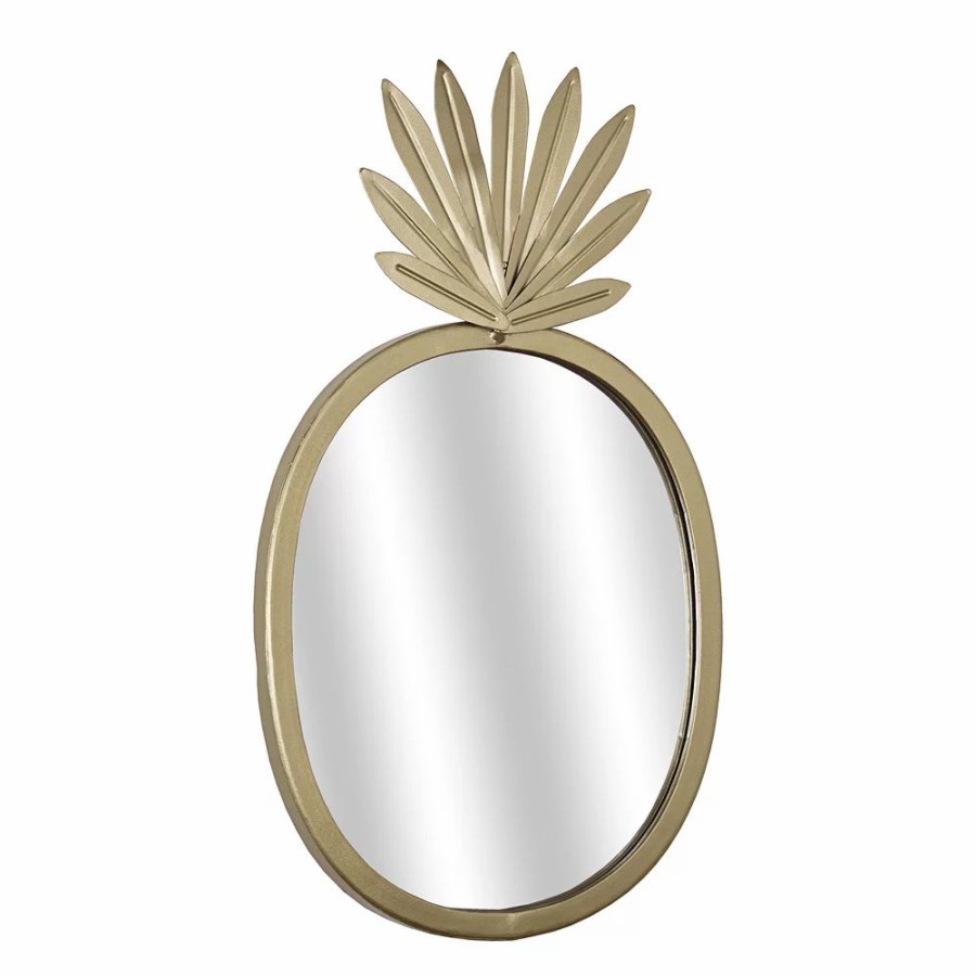 Mirrors * | American Art Decor Pineapple Wall Mirror