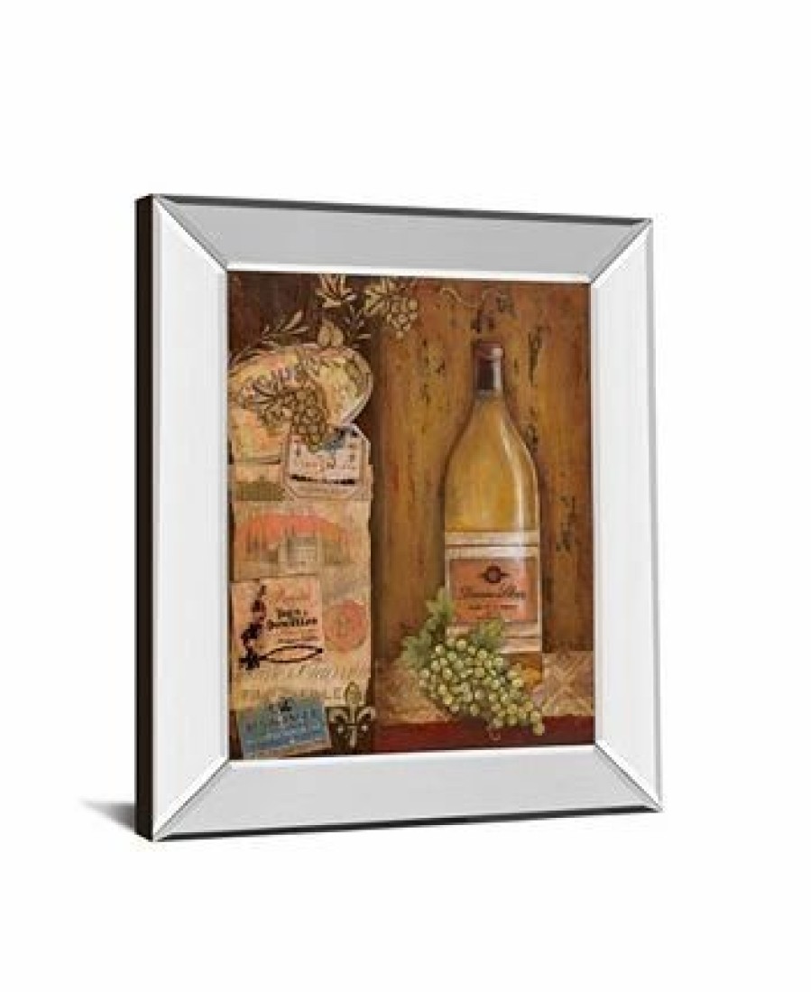 All Wall Decor * | Vintage-Inspiredwhite By Tava Studio Mirror Framed Print Wall Art, 22 X 26 Tan