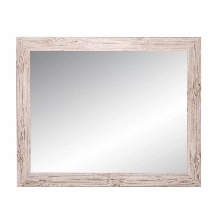 Mirrors * | Oyster Grain Wall Mirror 32 X 55