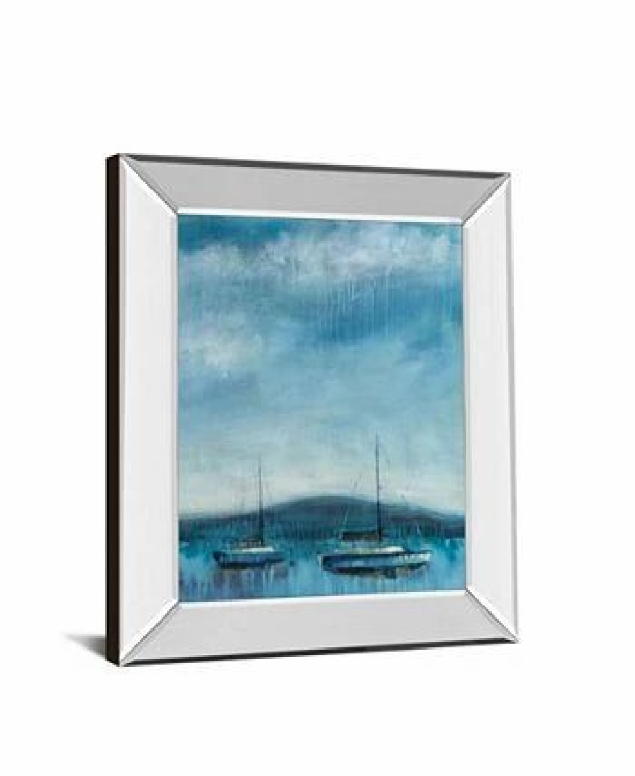 All Wall Decor * | Nauticus By D'Aguiar Mirror Framed Print Wall Art, 22 X 26 Blue