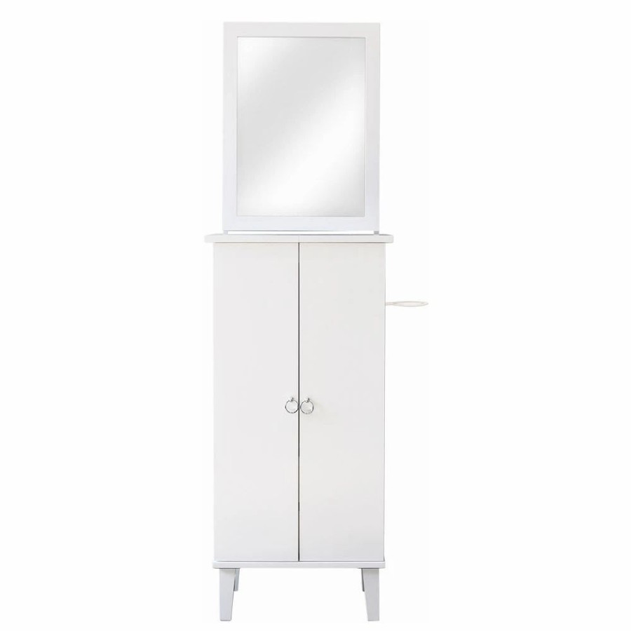 Furniture * | Prinz Jewelry Makeup Mirror Armoire