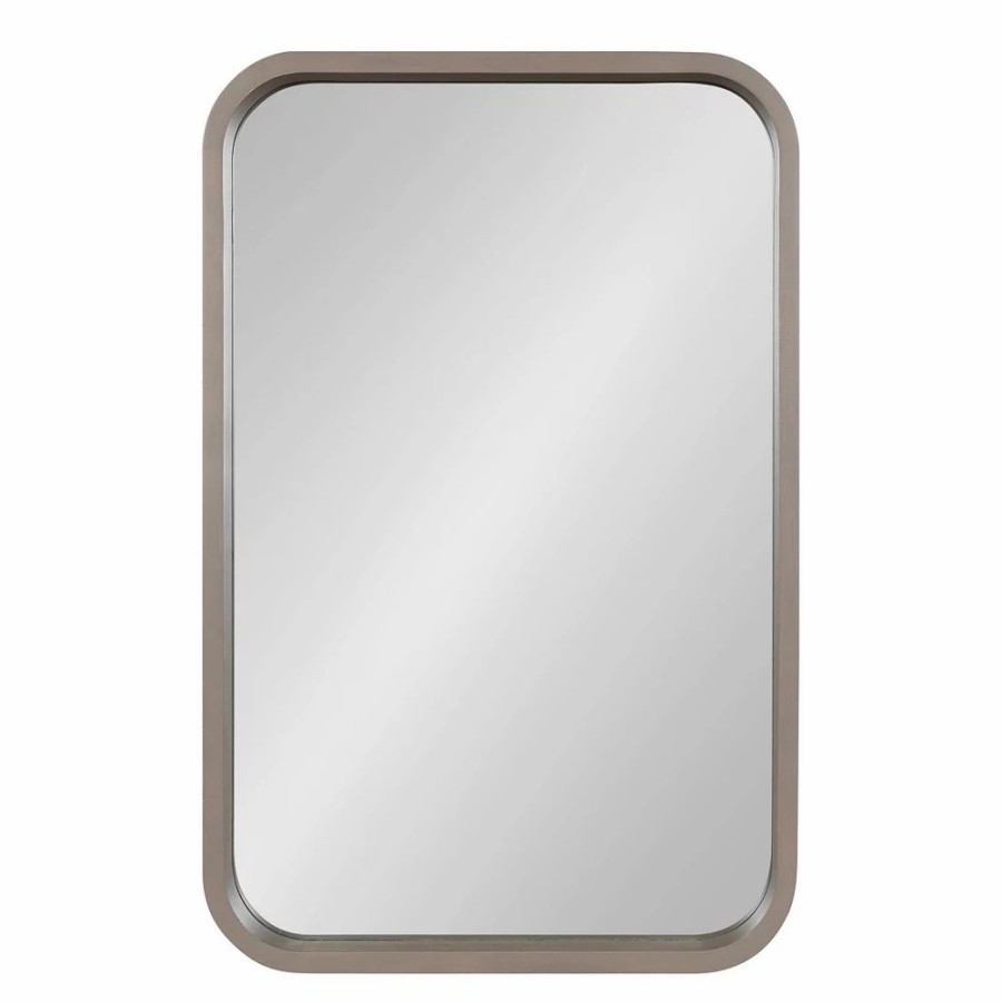 Mirrors * | Kate And Laurel Hutton Rounded Corners Wall Mirror