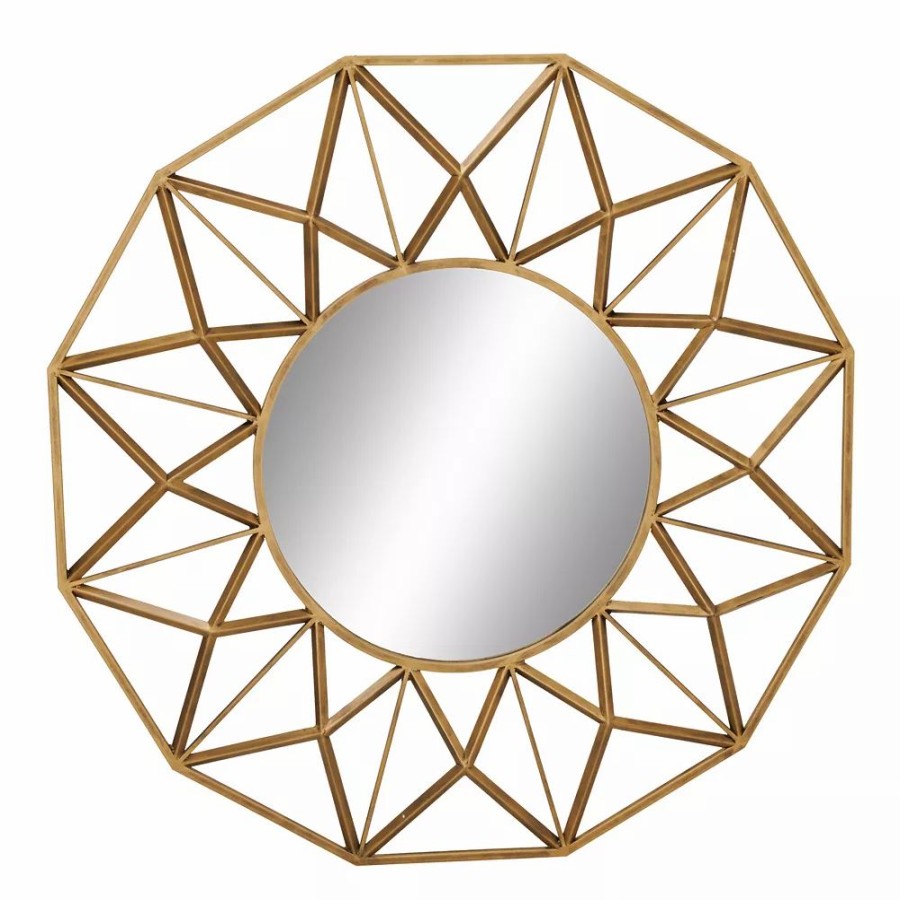 Mirrors * | Stella & Eve Geometric Star Wall Mirror