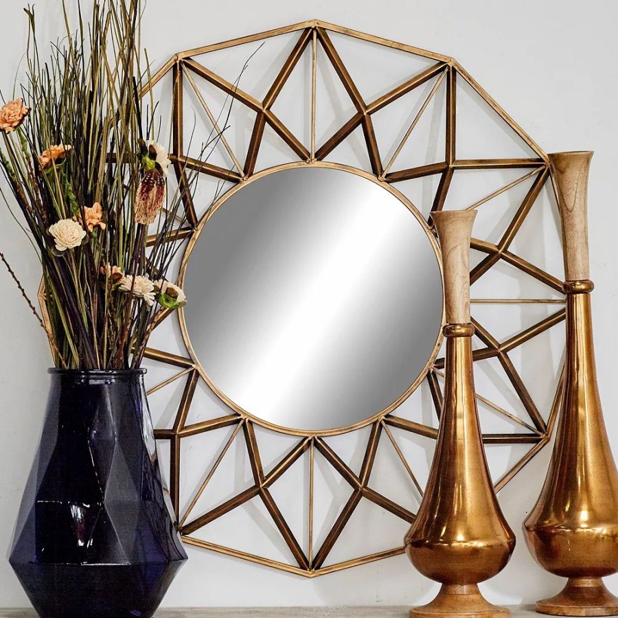 Mirrors * | Stella & Eve Geometric Star Wall Mirror