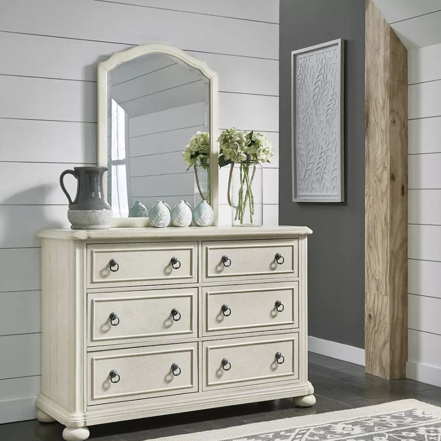 Furniture * | Homestyles Provence 6-Drawer Dresser & Mirror Set