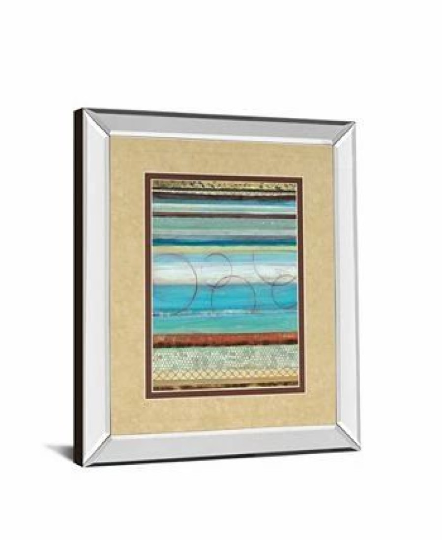 All Wall Decor * | Strata I By Tava Studios Mirror Framed Print Wall Art, 34 X 40 Blue