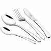 Kitchen & Dining Room * | 24Pc Stainless Steel Mirror Finish Cutlery Set Home