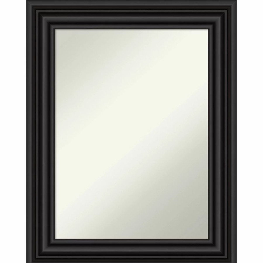 Mirrors * | Amanti Art Colonial Black Bathroom Wall Mirror