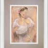 All Wall Decor * | Stole My Heart Ii By Dupre Mirror Framed Print Wall Art, 34 X 40 Pink