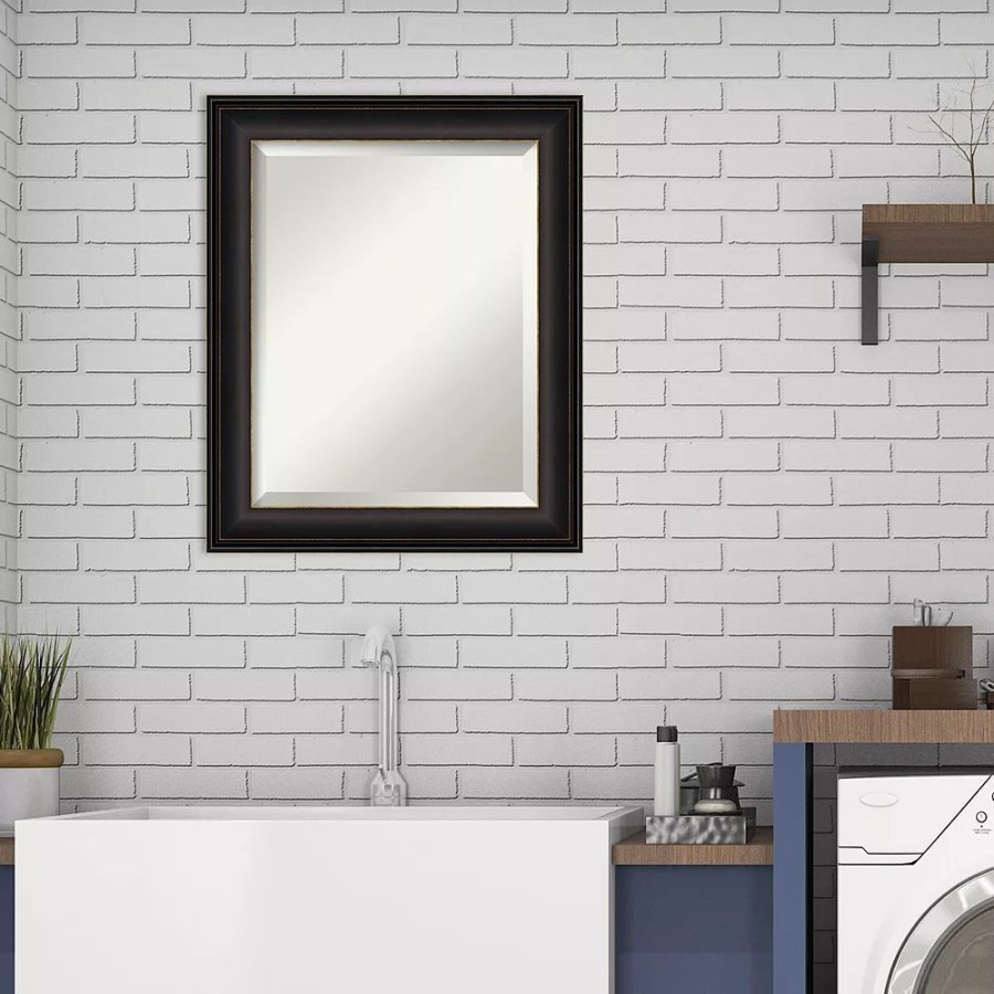 Mirrors * | Amanti Art Trio Framed Bathroom Vanity Wall Mirror