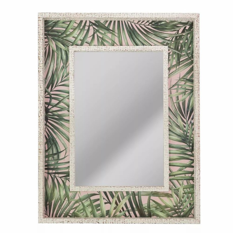 Mirrors * | Head West Palm Leaves Wall Mirror