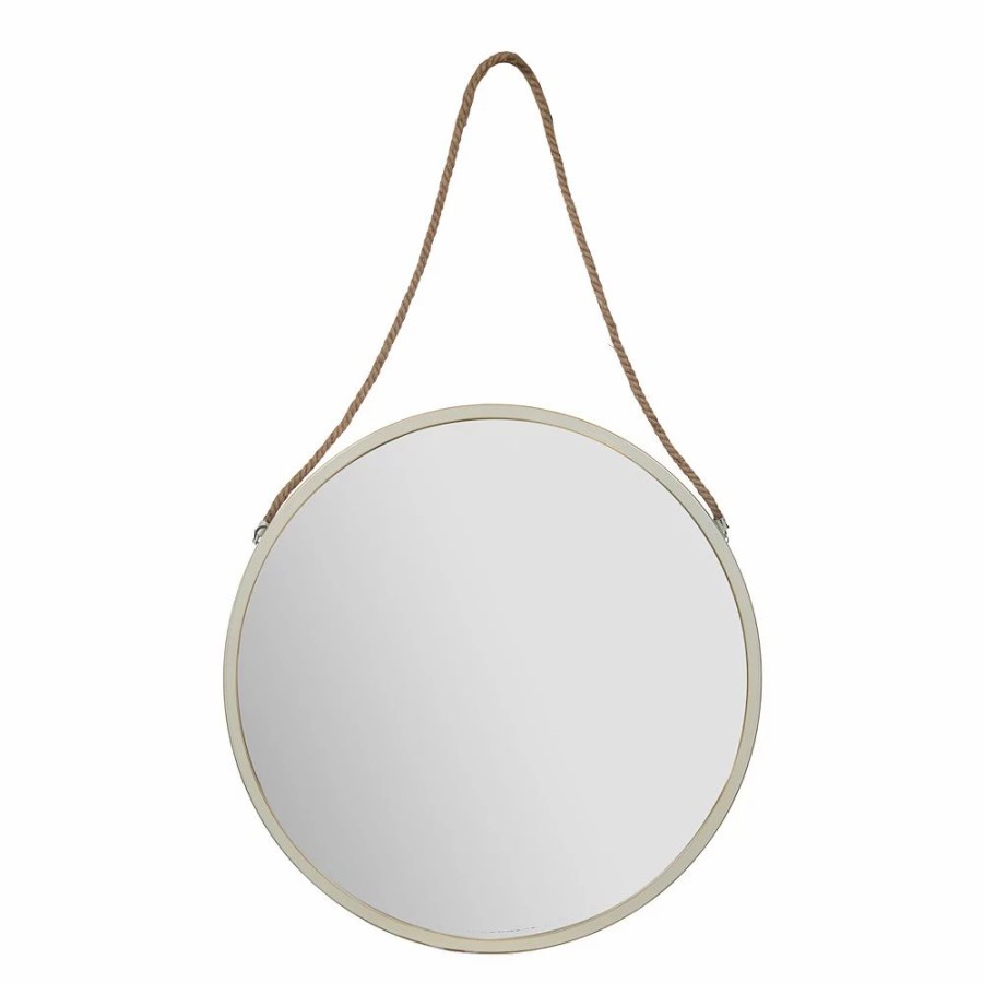 Mirrors * | Pinnacle Frames And Accents Rustic Round Wall Mirror