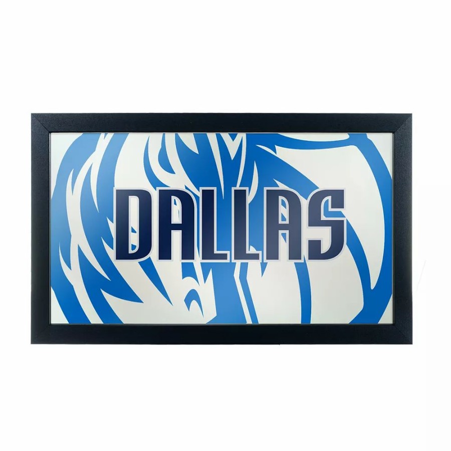 Mirrors * | Dallas Mavericks Logo Framed Mirror